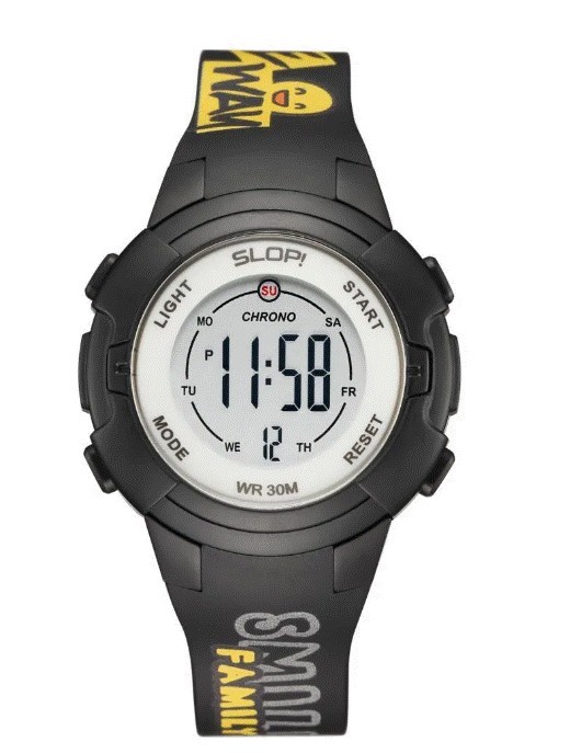 Reloj Infantil Slop para Niño SW8825LK3 Negro