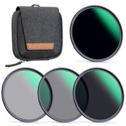 72mm ND4, ND8, ND64, ND1000 Kit de filtro de lente para lente de cámara + bolsa de filtro