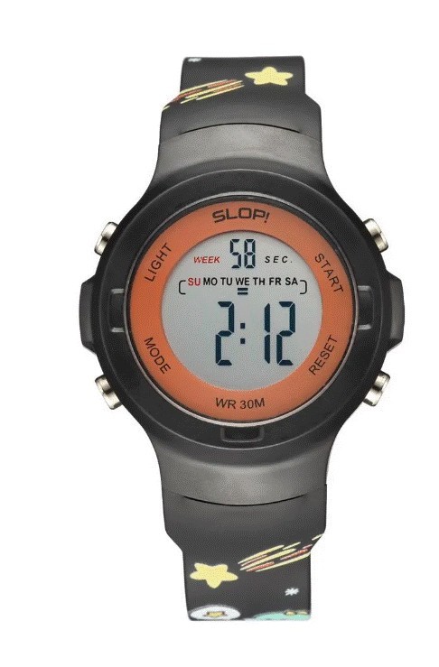 Reloj de Pulsera Slop para Niño SW8220LK4 Print Espacio