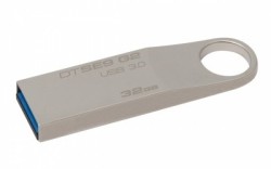 Memoria USB Kingston DataTraveler SE9 G2, 32GB, USB 3.0, Metálico