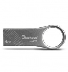 Memoria USB Blackpcs MU2102, 4GB, USB 2.0, Plata