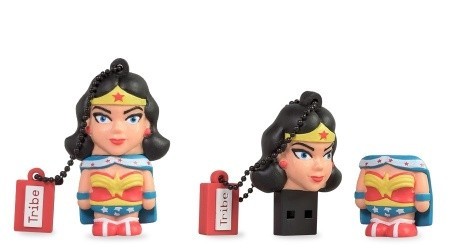 Memoria USB Tribe, 8GB, USB 2.0, DC Mujer Maravilla