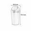 CESTO PAPELERO RED SWING-TOP NGO 19.73lt (42qt) STERILITE.