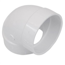 CODO DE 90 GRADOS PARA ASPIRADORA CENTRAL PLASTIFLEX