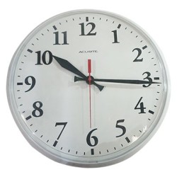 RELOJ DE PARED INT-EXT 12.5 pulgadas WHITE 01960 ACURITE.
