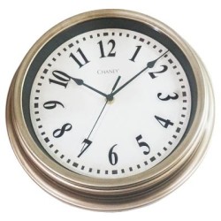 RELOJ DE PARED 12 PULGADAS CHAMPGNE 75353 CHANEY.
