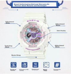 Reloj CASIO BABY-G BA-110FH-7A Blanco