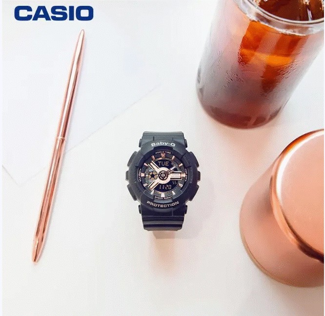 Reloj CASIO BABY-G BA-110RG-1A Negro