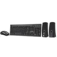 Kit de Teclado Mouse y Bocinas Acteck AK3-2700, Alámbrico, USB