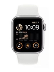 Apple Watch SE 1ra. Gen 40mm Blanco (Reacondicionado) + Audífonos Bluetooth