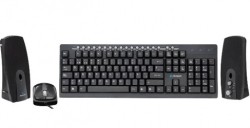 Kit de Teclado Mouse y Bocinas Acteck AK3-3000, Alámbrico, USB