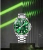 Reloj Smartwatch VAK C1 ACERO SUBMARINE NFC CRISTAL 3D verde