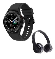 Galaxy Watch 4 Classic 42mm Negro (Reacondicionado) + Audífonos Bluetooth