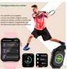 Reloj Smartwatch VAK f9 IP67 Metal Apple Health pasos Calorias Rosa