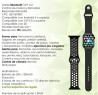 Reloj Smartwatch VAK f9 IP67 Metal Apple Health pasos Calorias Negro