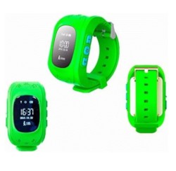 Smartwatch Gps Tracker Para Niños Verde Q50 Gadgets One