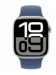 Apple Watch Series 10 46mm (MWWL3) Aluminio Plata S/M Azul Demin