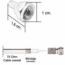 CONECTOR COAXIAL 852108 CRIMP TYPE C/2