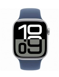 Apple Watch Series 10 46mm (MWWM3) Aluminio Plata M/L Azul Demin