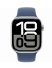 Apple Watch Series 10 46mm (MWWM3) Aluminio Plata M/L Azul Demin
