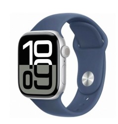 Apple Watch Series 10 46mm (MWWM3) Aluminio Plata M/L Azul Demin