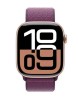 Apple Watch Series 10 46mm (MWWV3) Aluminio Rosa Loop Tela Morado