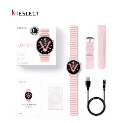 Smartwatch Lora 2 Pink Bluetooth Resistente al agua