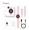 Smartwatch Lora 2 Pink Bluetooth Resistente al agua