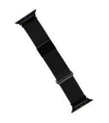 Correa de malla para Apple Watch Platinum 38, 40 y 41 mm color negro