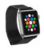 Correa de malla para Apple Watch Platinum 38, 40 y 41 mm color negro