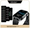 Reloj Muxun Monitoreo Salud Negro