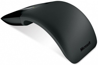 Mouse Microsoft Arc Touch BlueTrack, Inalámbrico, USB, Negro