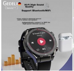 Reloj inteligente GEDELl 5G Hombres Negr