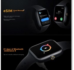 Reloj iQOO WATCH GT Wind Chaser Negro/Az