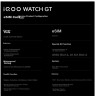 Reloj iQOO WATCH GT Wind Chaser Negro/Az