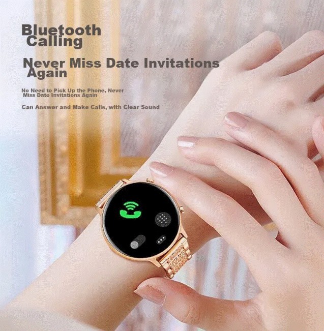 Reloj inteligente ATQ Mujeres Bluetooth