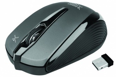 Mini Mouse Perfect Choice Óptico, Inalámbrico, 1000DPI, USB, Gris