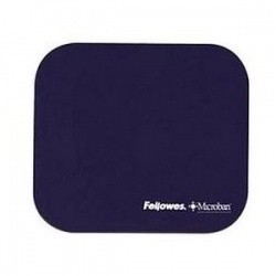 Mousepad Fellowes Microban Navy, 20.32x 22.86cm, Grosor 4mm, Azul