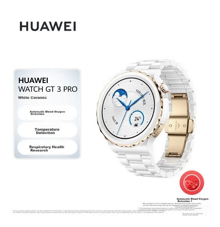 Reloj HUAWEI WATCH GT 3 Pro Cerámico Bla
