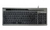 Teclado Perfect Choice Multimedia Iconic, Alámbrico, USB, Gris (Esp...