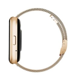 Smartwatch Gadgets&fun Dynamic Square Con Pantalla Grande Diseño Unisex Dorado