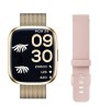 Smartwatch Gadgets&fun Dynamic Square Con Pantalla Grande Diseño Unisex Dorado