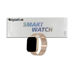 Smartwatch Gadgets&fun Dynamic Square Con Pantalla Grande Diseño Unisex Dorado