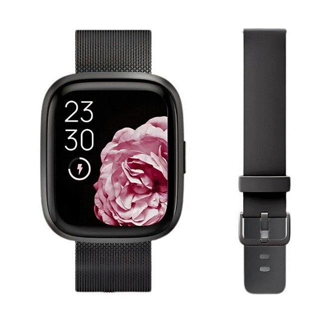 Smartwatch Gadgets&fun Dynamic Square Con Pantalla Grande Diseño Unisex Negro