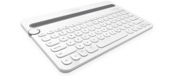 Teclado Logitech K480, Inalámbrico, Bluetooth, Blanco (Inglés)