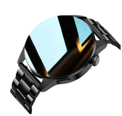 Smartwatch Negro Gadgets&Fun Sphere AMOLED con Correa de Acero Inoxidable