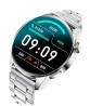 Smartwatch Plateado Gadgets&Fun Sphere AMOLED con Correa de Acero Inoxidable