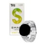 Smartwatch Plateado Gadgets&Fun Sphere AMOLED con Correa de Acero Inoxidable