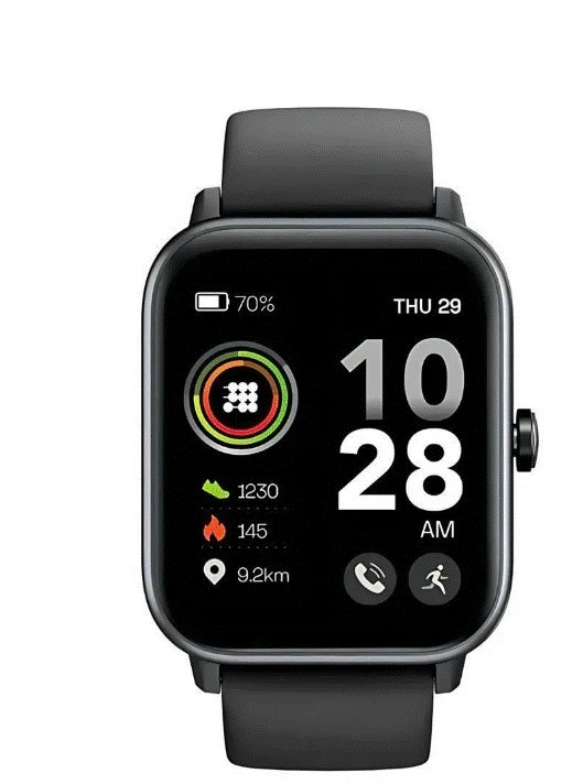 Smartwatch Gadgets&fun Square Alexa unisex Negro