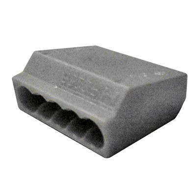 CONECTOR ALAMBRE PUSH-IN GRIS C/100 GREY.